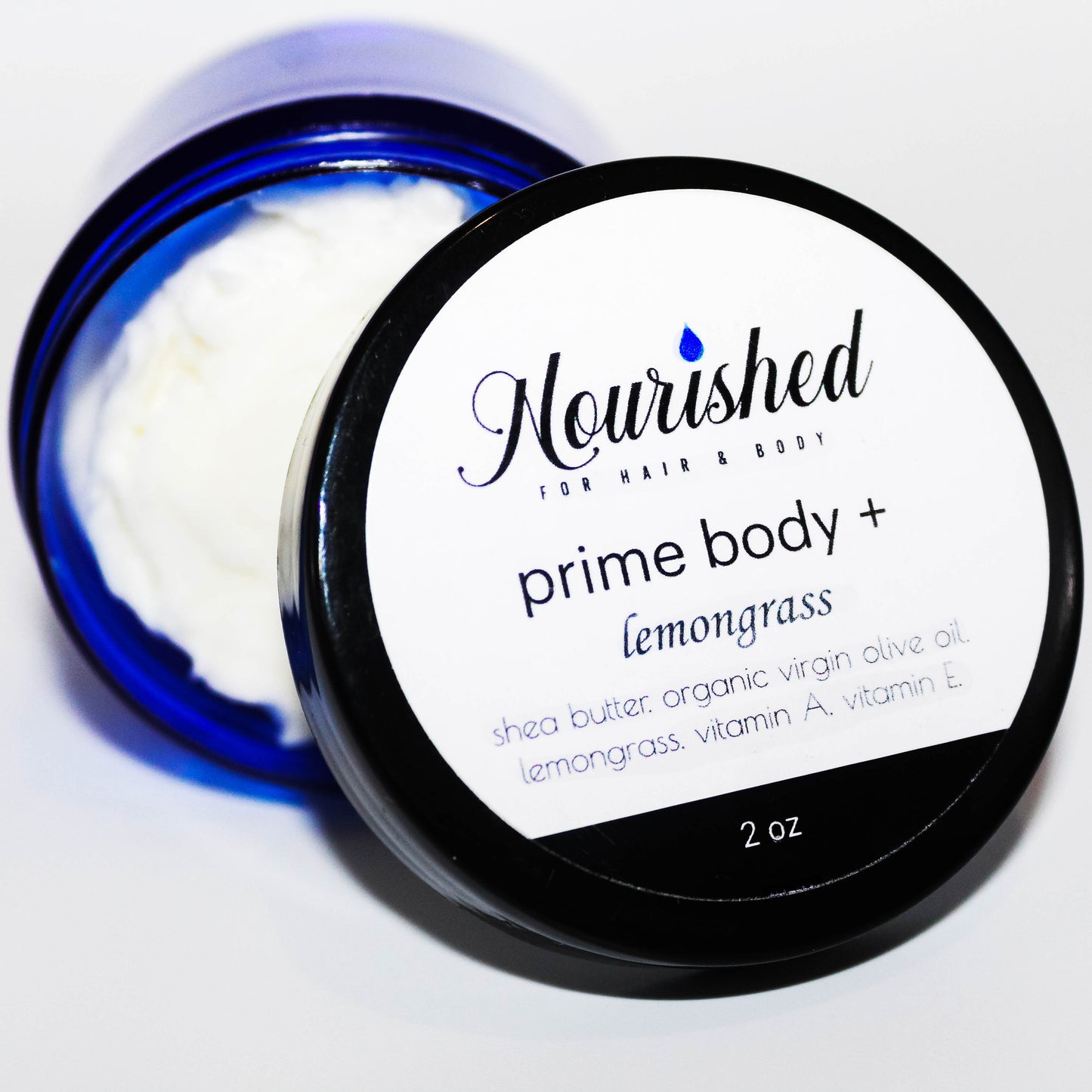 Prime Body + lemongrass - Nourished: For Hair & Body LLC